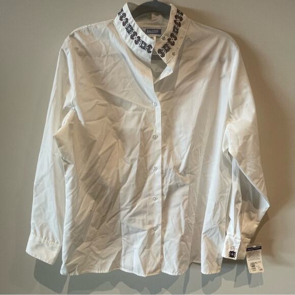 Pendleton Plus Vintage Folklore Button Down shirt NWT size 14 - Picture 2 of 8